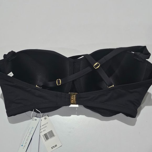 Bleu Rod Beattie Shirred Underwire D-Cup Bikini Top - Picture 6 of 10